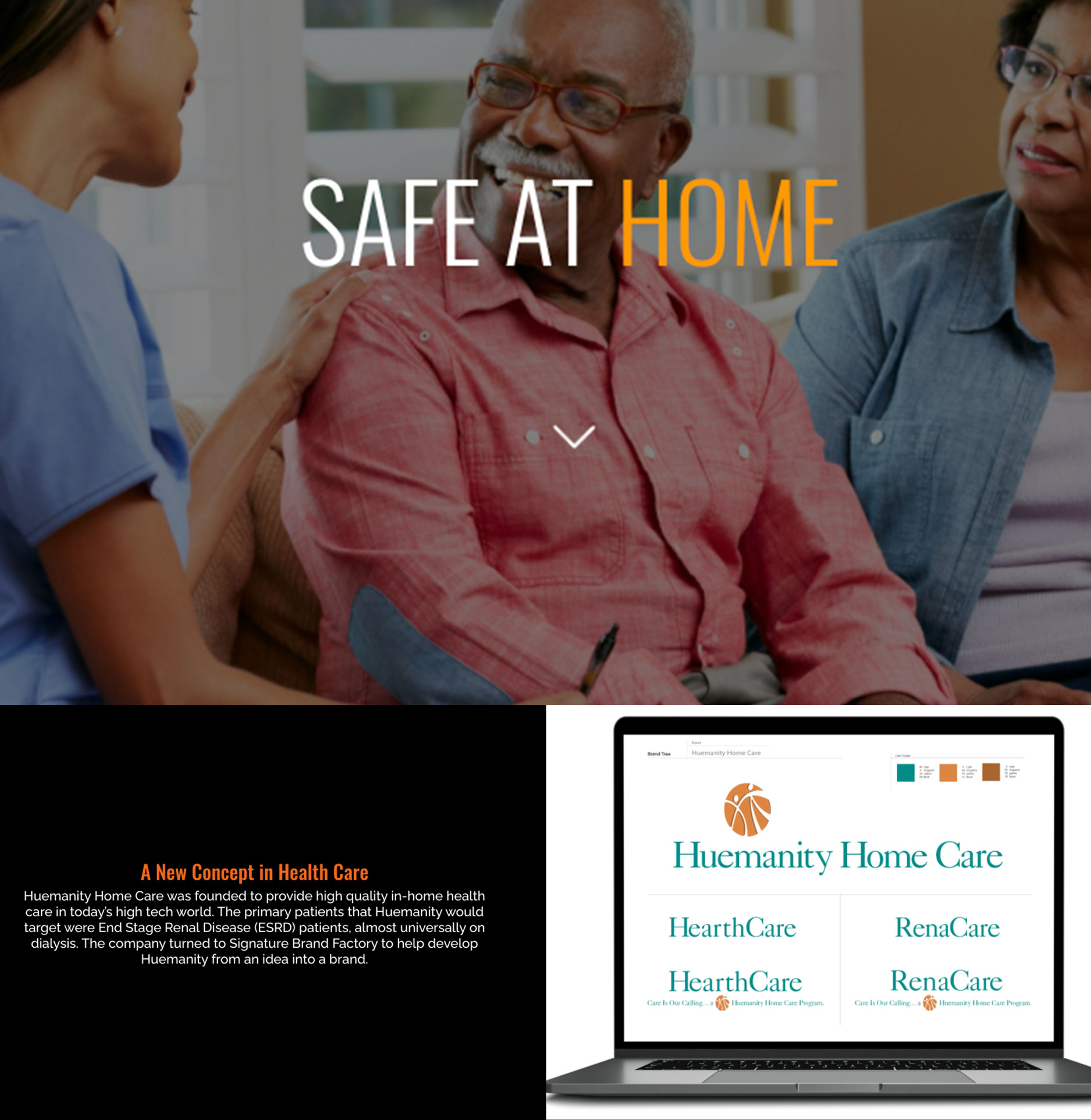 Landing Page Huemanity Home Care